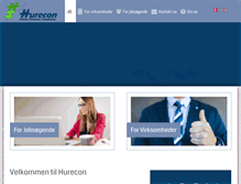 Tablet Screenshot of hurecon.dk